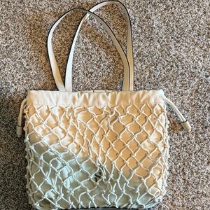 Simply Vera Vera Wang Cream Netted Tote